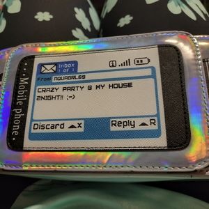 NEW Laser Phone Shaped Novelty Bag Kawaii Crossbody Women Unique Handbag Purse